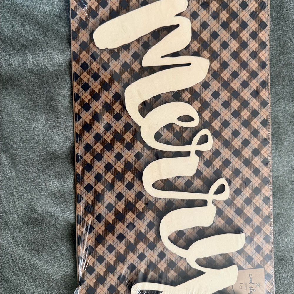 Merry” Wooden Christmas Sign | Rustic Holiday Decor | NEW